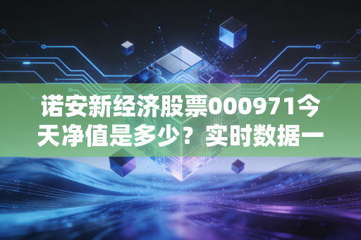 诺安新经济股票000971今天净值是多少？实时数据一看便知！