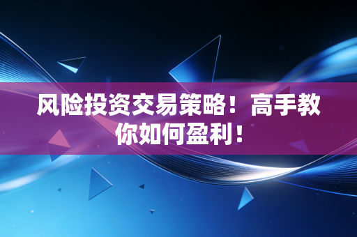 风险投资交易策略！高手教你如何盈利！
