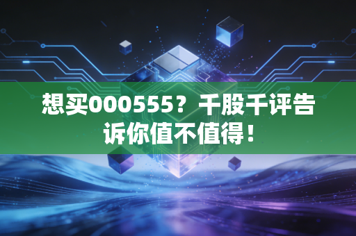 想买000555?千股千评告诉你值不值得!