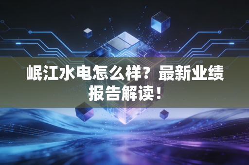 岷江水电怎么样？最新业绩报告解读！