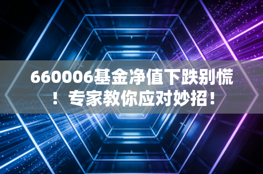 660006基金净值下跌别慌！专家教你应对妙招！