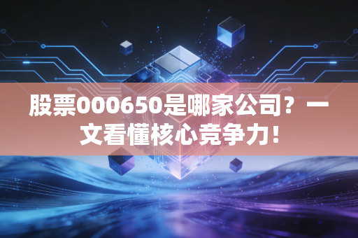 股票000650是哪家公司？一文看懂核心竞争力！