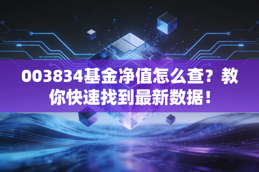 003834基金净值怎么查？教你快速找到最新数据！