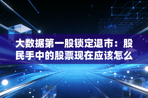 大数据第一股锁定退市：股民手中的股票现在应该怎么办？