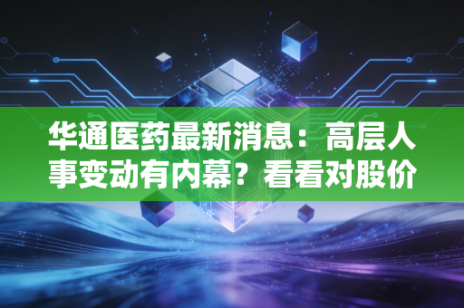 华通医药最新消息:高层人事变动有内幕?看看对股价的影响!