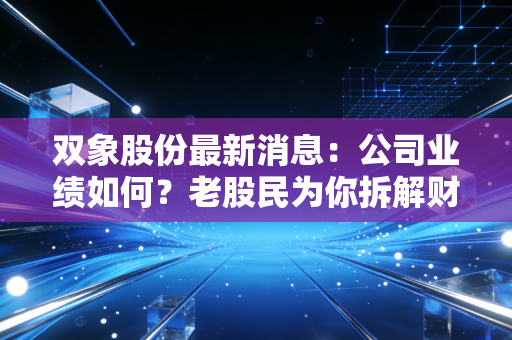 双象股份最新消息：公司业绩如何？老股民为你拆解财务报表！