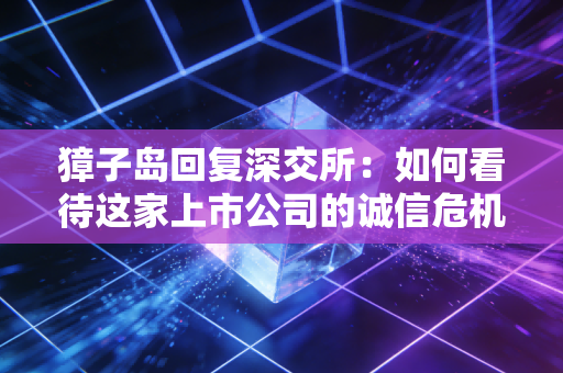 獐子岛回复深交所：如何看待这家上市公司的诚信危机