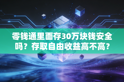零钱通里面存30万块钱安全吗？存取自由收益高不高？