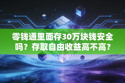 零钱通里面存30万块钱安全吗？存取自由收益高不高？