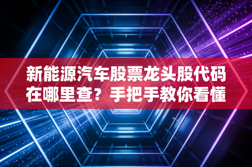 新能源汽车股票龙头股代码在哪里查？手把手教你看懂财报！