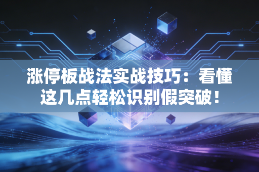 涨停板战法实战技巧：看懂这几点轻松识别假突破！