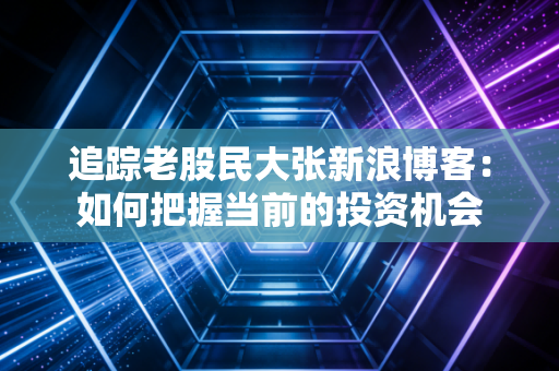 追踪老股民大张新浪博客:如何把握当前的投资机会