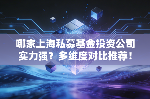 哪家上海私募基金投资公司实力强？多维度对比推荐！