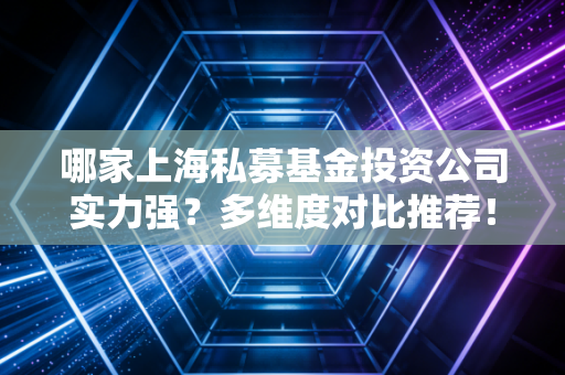 哪家上海私募基金投资公司实力强？多维度对比推荐！