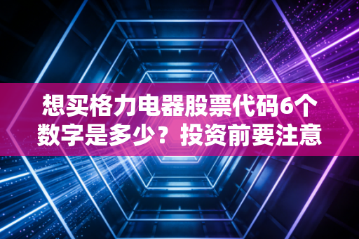 想买格力电器股票代码6个数字是多少？投资前要注意什么？