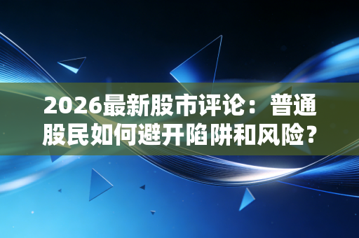 2026最新股市评论:普通股民如何避开陷阱和风险?