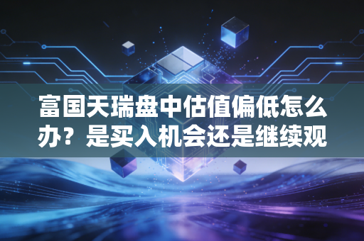 富国天瑞盘中估值偏低怎么办？是买入机会还是继续观望？