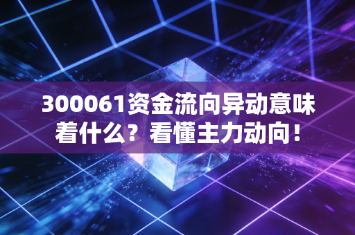 300061资金流向异动意味着什么？看懂主力动向！