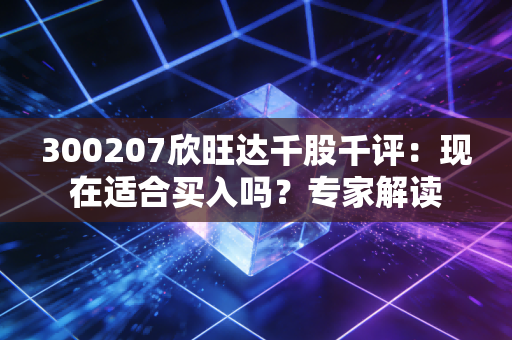 300207欣旺达千股千评：现在适合买入吗？专家解读