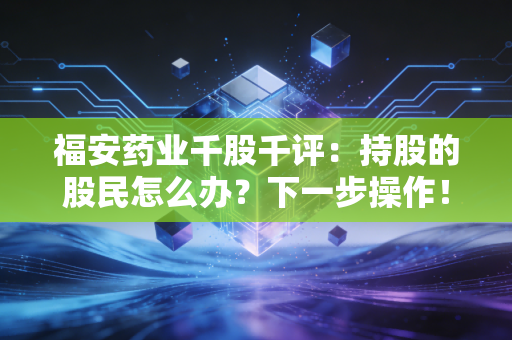 福安药业千股千评：持股的股民怎么办？下一步操作！