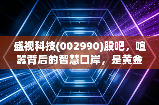 盛视科技(002990)股吧，喧嚣背后的智慧口岸，是黄金坑还是情绪的过山车？
