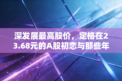 深发展最高股价，定格在23.68元的A股初恋与那些年的财富神话
