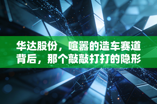 华达股份,喧嚣的造车赛道背后,那个敲敲打打的隐形冠军还香吗?