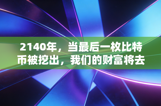 2140年,当最后一枚比特币被挖出,我们的财富将去向何方?