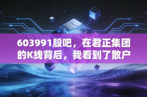 603991股吧，在君正集团的K线背后，我看到了散户最真实的焦虑与希望