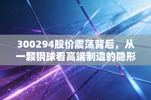 300294股价震荡背后，从一颗钢球看高端制造的隐形冠军之路