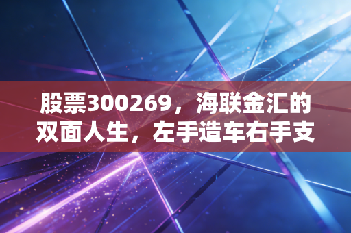 股票300269,海联金汇的双面人生,左手造车右手支付,这波数字货币的风口还能吹多久?