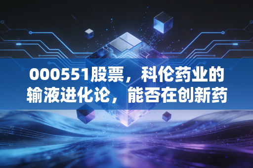 000551股票,科伦药业的输液进化论,能否在创新药赛道弯道超车?