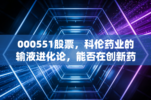 000551股票,科伦药业的输液进化论,能否在创新药赛道弯道超车?
