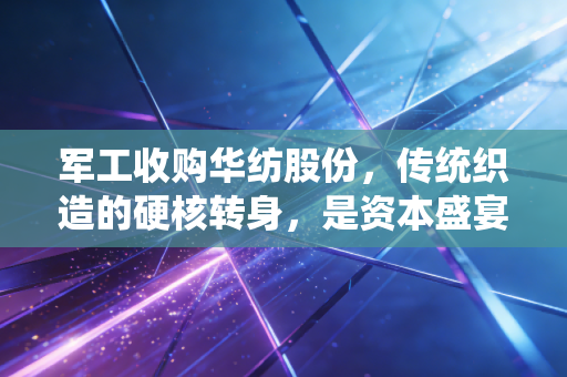 军工收购华纺股份，传统织造的硬核转身，是资本盛宴还是产业新生？