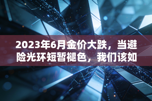 2023年6月金价大跌,当避险光环短暂褪色,我们该如何接住这把飞刀?