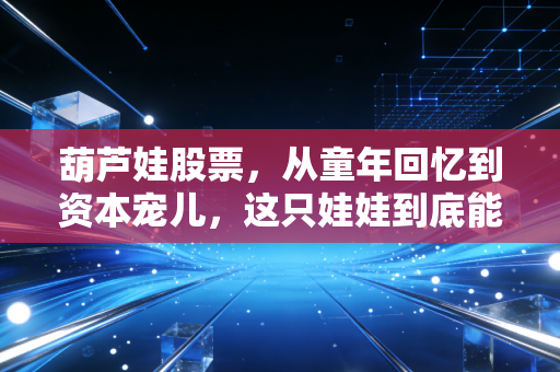 葫芦娃股票,从童年回忆到资本宠儿,这只娃娃到底能不能打?