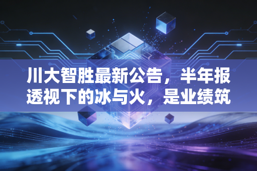 川大智胜最新公告，半年报透视下的冰与火，是业绩筑底还是迷途未返？