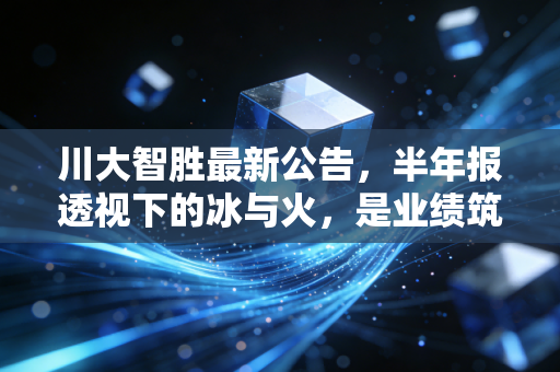 川大智胜最新公告，半年报透视下的冰与火，是业绩筑底还是迷途未返？