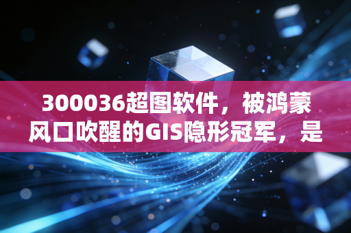 300036超图软件，被鸿蒙风口吹醒的GIS隐形冠军，是时候重新审视了吗？