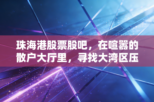 珠海港股票股吧,在喧嚣的散户大厅里,寻找大湾区压舱石的静气
