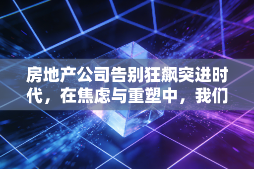 房地产公司告别狂飙突进时代,在焦虑与重塑中,我们该如何重新审视家的意义?