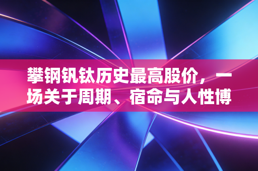 攀钢钒钛历史最高股价,一场关于周期、宿命与人性博弈的深度复盘