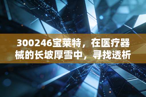 300246宝莱特,在医疗器械的长坡厚雪中,寻找透析领域的隐形冠军价值