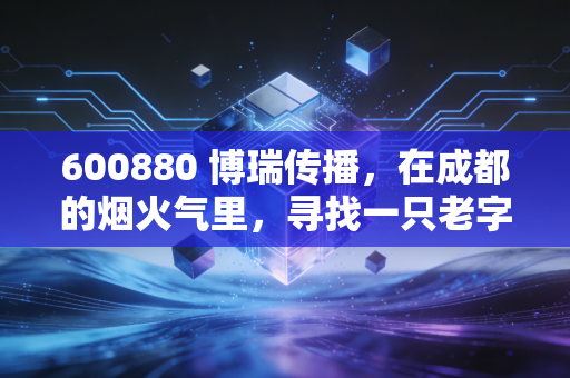 600880 博瑞传播，在成都的烟火气里，寻找一只老字号传媒股的新生机