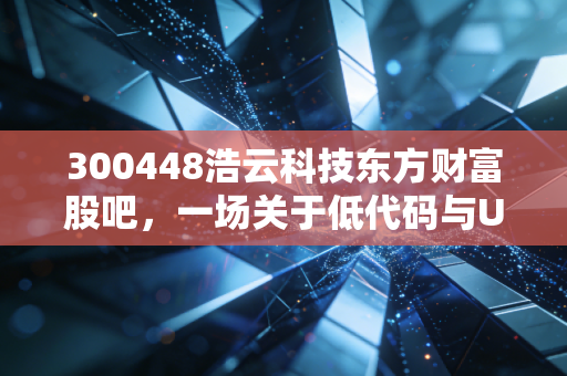 300448浩云科技东方财富股吧,一场关于低代码与UWB的散户情绪过山车,我们该如何在喧嚣中寻找真相?
