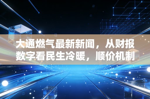 大通燃气最新新闻，从财报数字看民生冷暖，顺价机制下的行业突围与投资思考