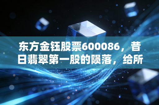 东方金钰股票600086,昔日翡翠第一股的陨落,给所有散户的一记沉重耳光