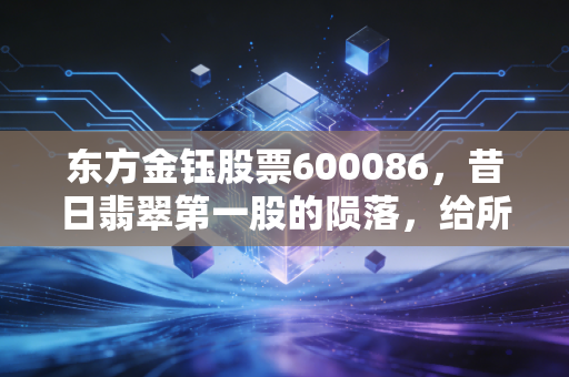 东方金钰股票600086，昔日翡翠第一股的陨落，给所有散户的一记沉重耳光