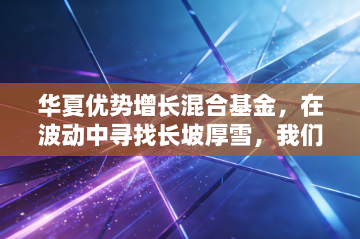 华夏优势增长混合基金,在波动中寻找长坡厚雪,我们该如何与这位老将相处?