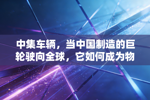 中集车辆，当中国制造的巨轮驶向全球，它如何成为物流世界的隐形冠军？